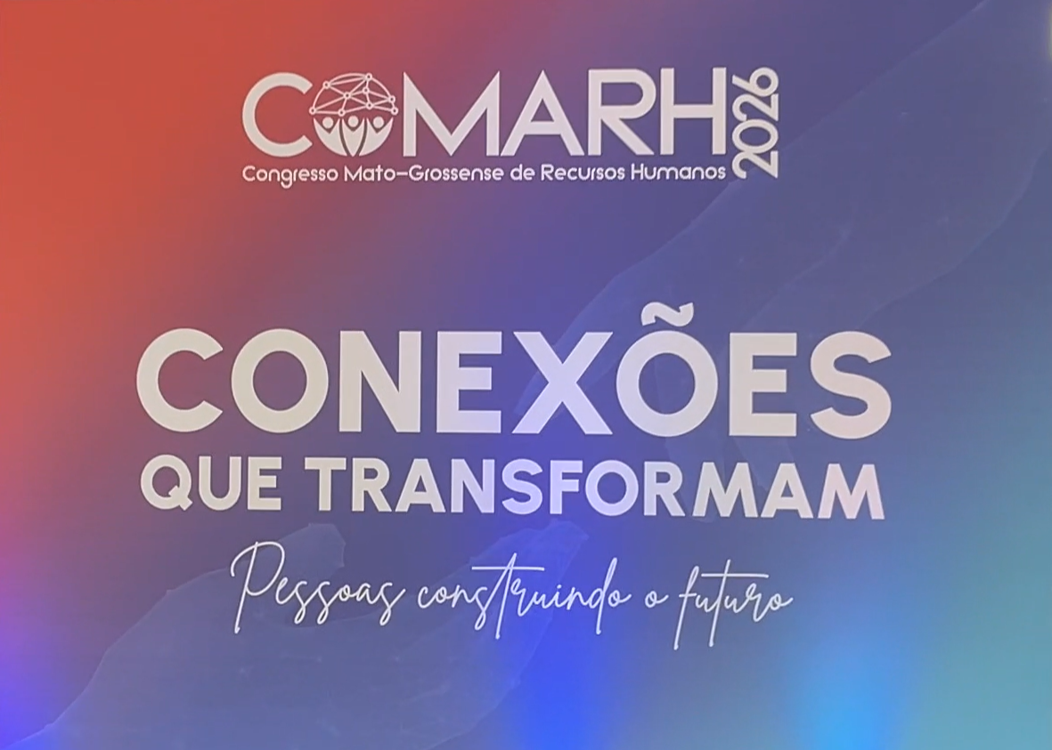 ID visual do COMARH 2026, realizado em Cuiabá (MT) pla ABRH-MT e patrocinado pel FESA Group